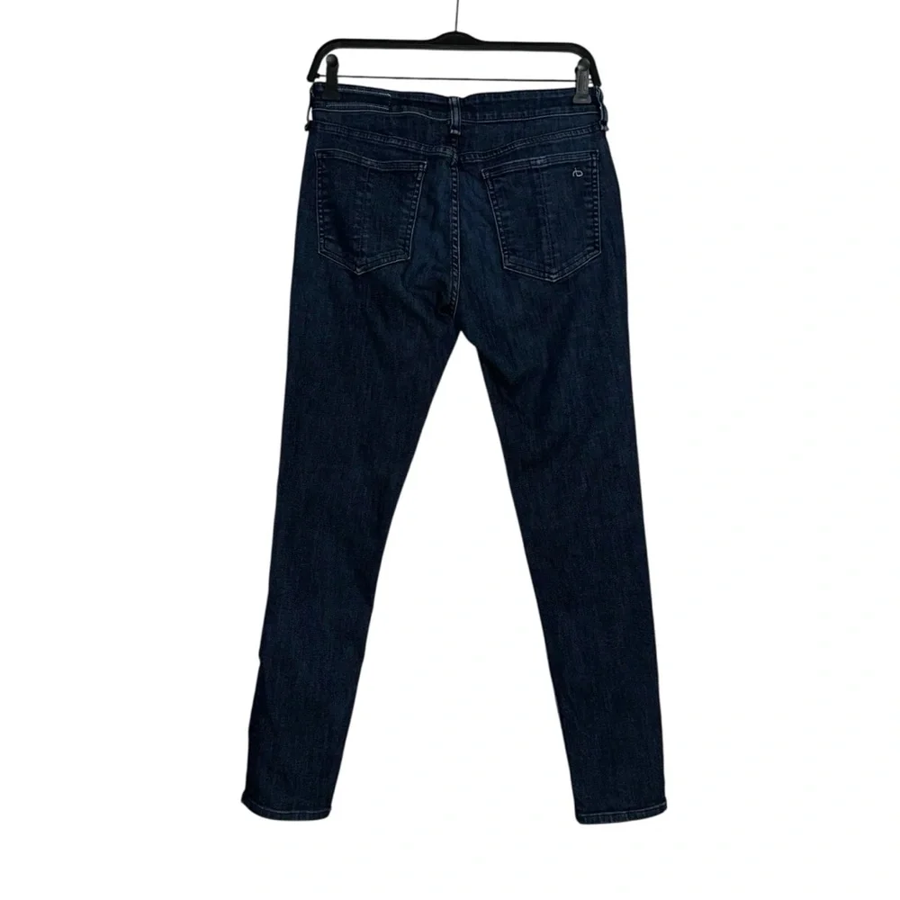 Rag & Bone Cate Mid-Rise Ankle Skinny Jeans Dark Wash 27 in April